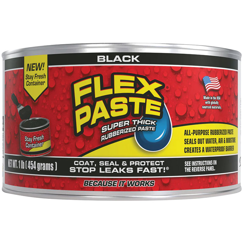 Flex Paste® Black Rubberized Paste, 1 Lb.