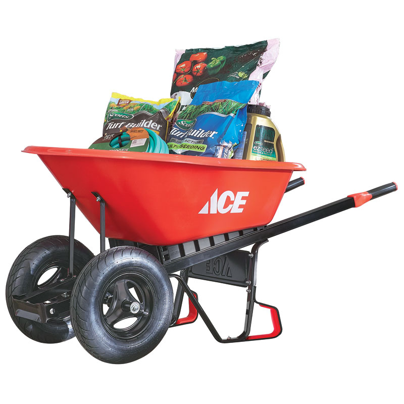 6 Cu. Ft. Ace® HDPE Wheelbarrow