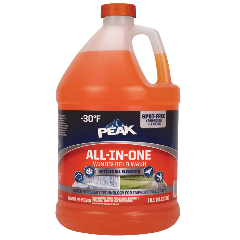 Peak® All-In-One Windshield Wash, 1 Gal.