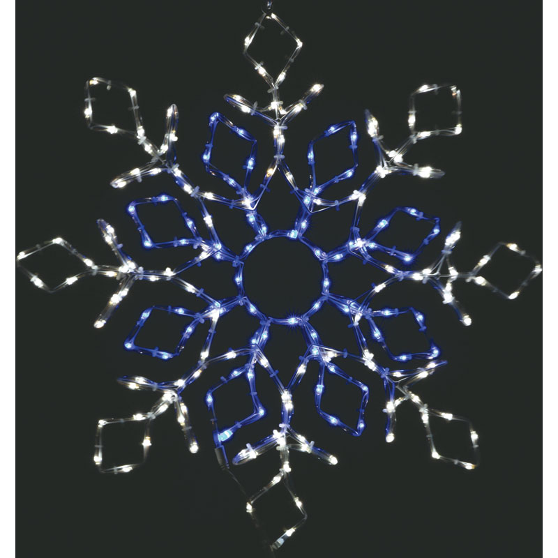 24" Sienna 2D Snowflake LED Light