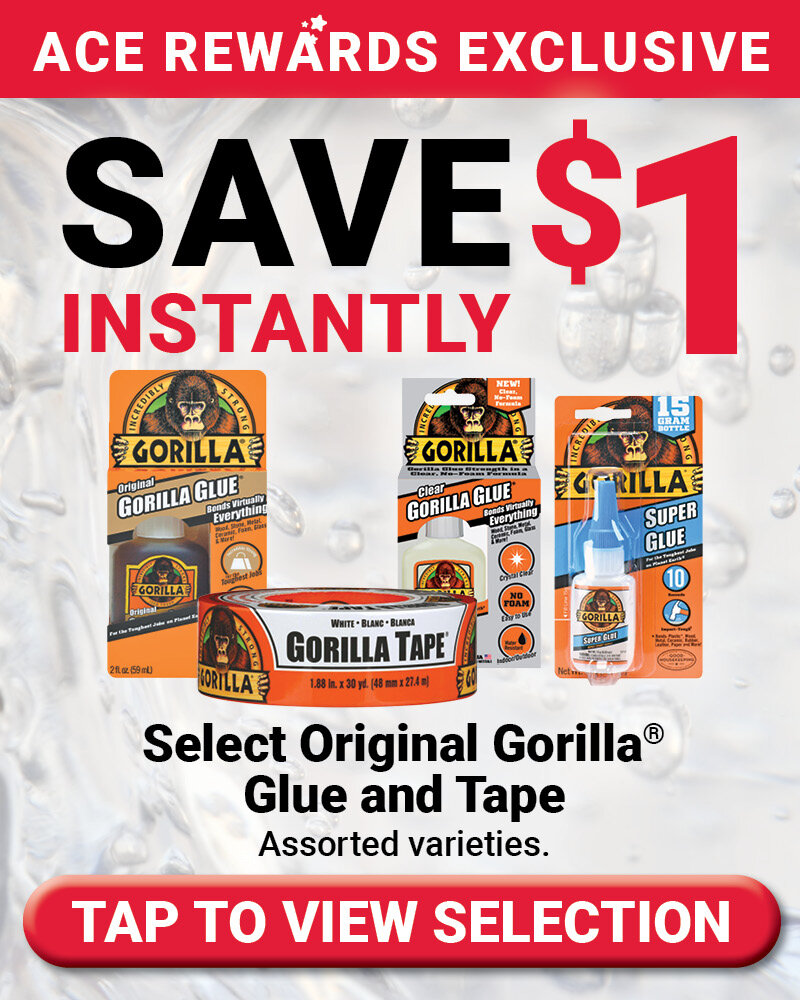 Select Gorilla® Tape and Glue