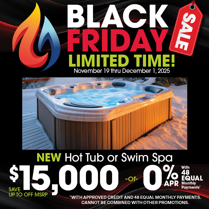 Costello's Hearth & Spa Black Friday Hot Tub / Swim Spa Sales Event