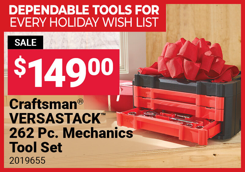 Craftsman® VERSASTACK™ 262 Pc. Mechanics Tool Set