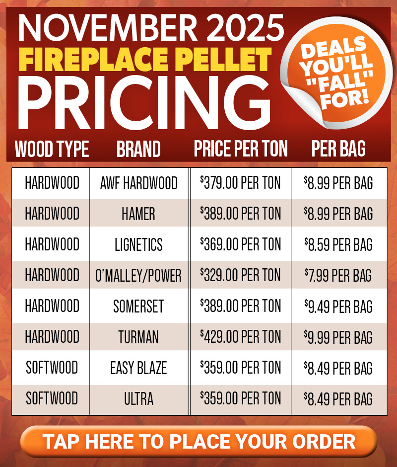 November Pricing Pellets - NY
