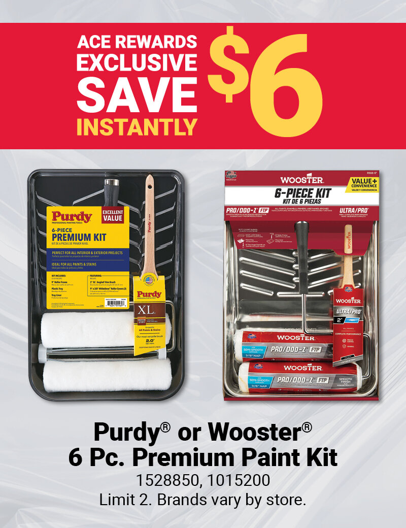 Purdy® or Wooster® 6 Pc. Premium Paint Roller Kit