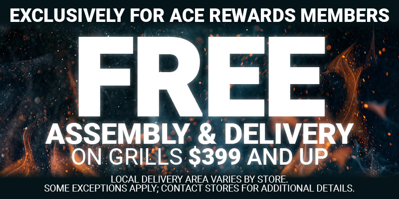 Free Delivery & Assembly on Grills over $399 and up!