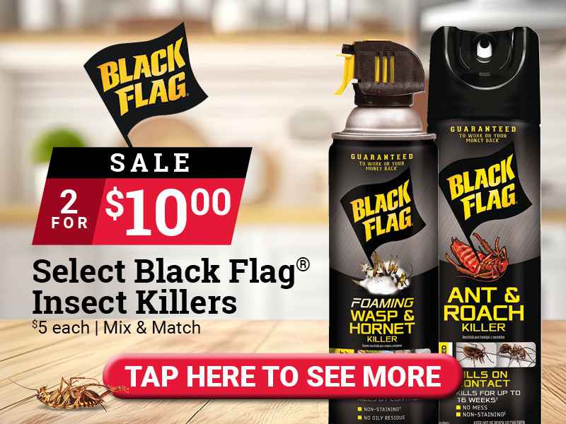 Black Flag® Insect Killer Feature
