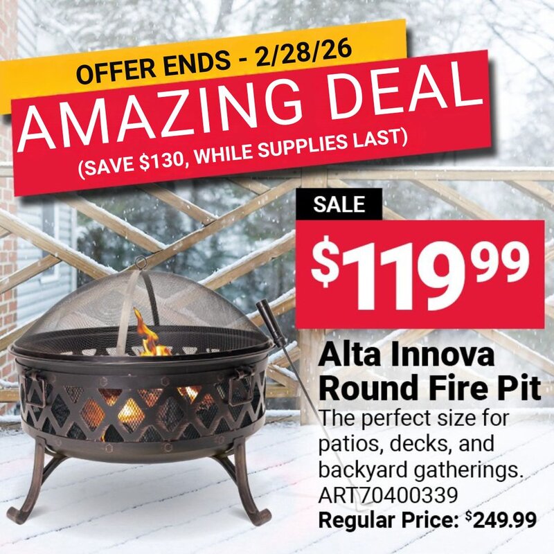 Alta Innova Round Fire Place