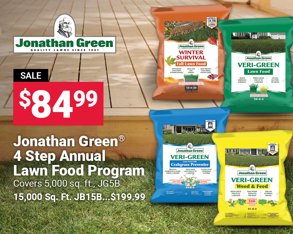 Jonathan Green® 4 Step Annual Lawn Food Program