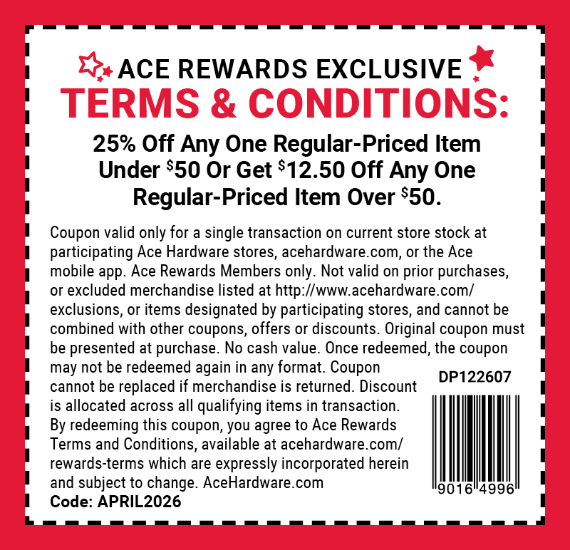 April 25% Off Coupon Details