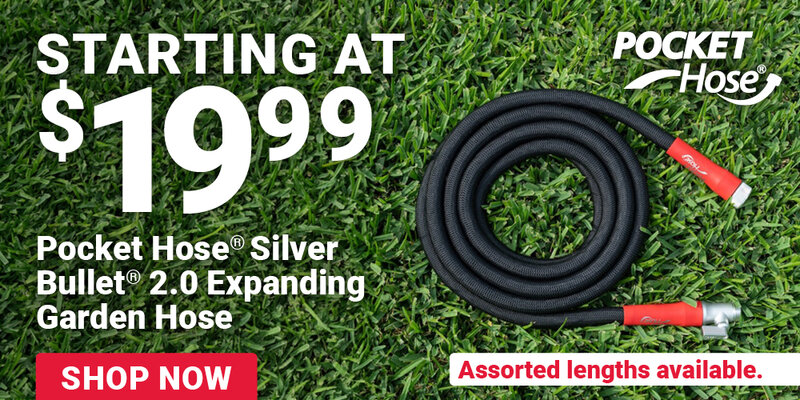 Pocket Hose® Silver Bullet® 2.0 Expanding Garden Hose