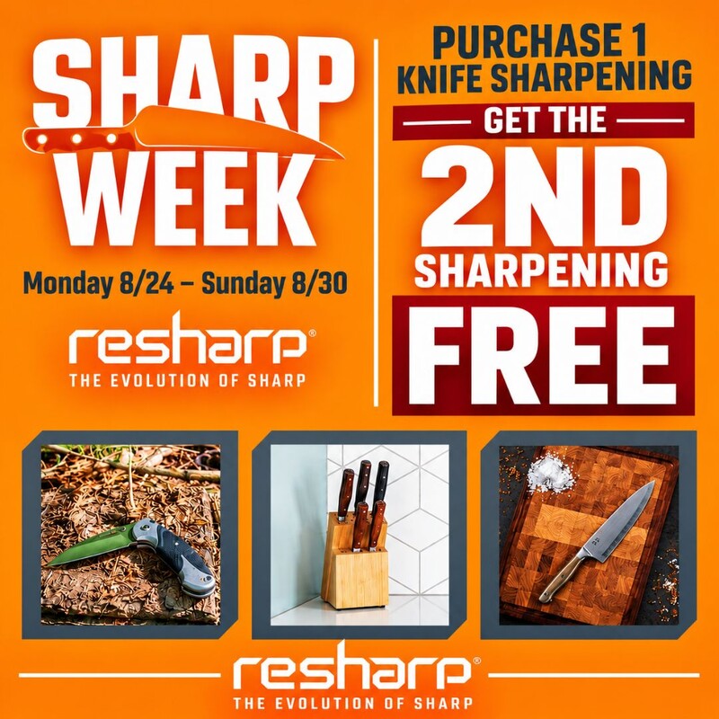 August Resharp Sale