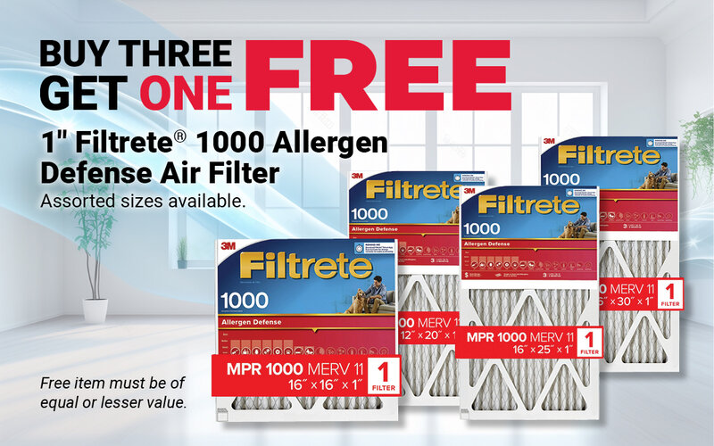 1" Filtrete® 1000 Allergen Defense Air Filters