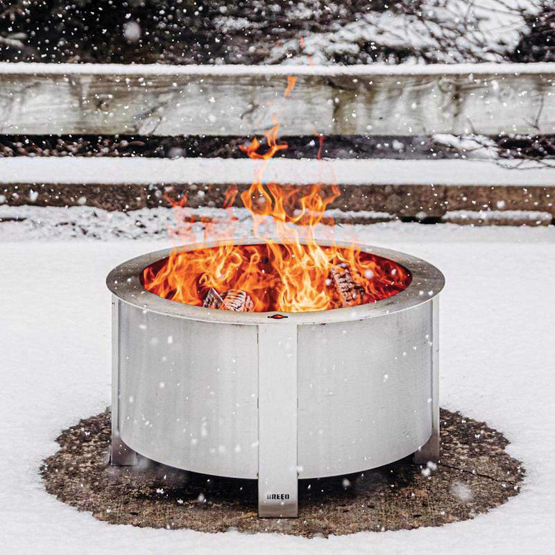 24" Breeo® X Series 24 Stainless Smokeless Fire Pit