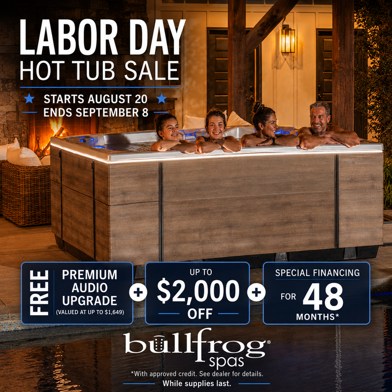 Labor Day Hot Tub Sale: Aug. 20-Sept. 8