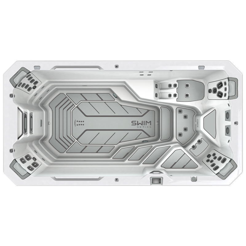 Bullfrog Spas® Timber Snow Swim Spa