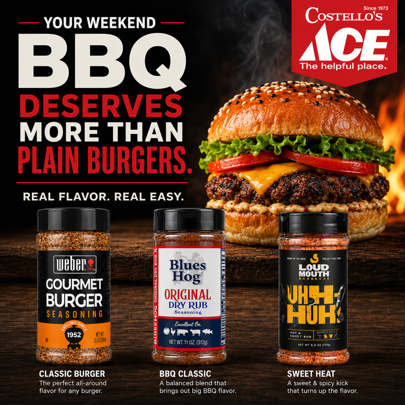3 Burger Seasonings