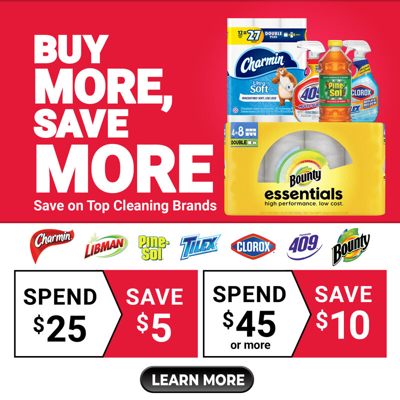 Buy More Save More Cleaning Products