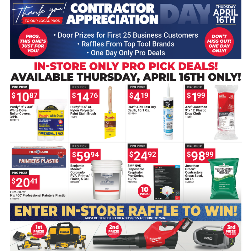 Contractor Appreciation Day- E.I Paint