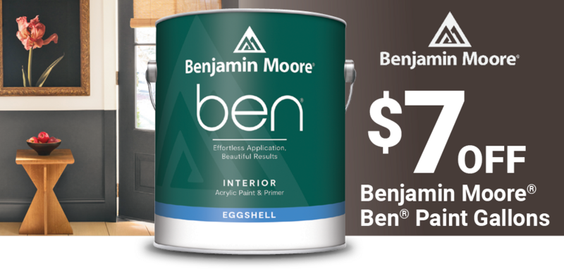 Benjamin Moore® $7 Off Ben® Paint Gallons