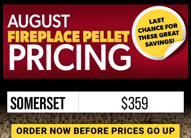 Monthly Pellet Pricing - NJ (August)