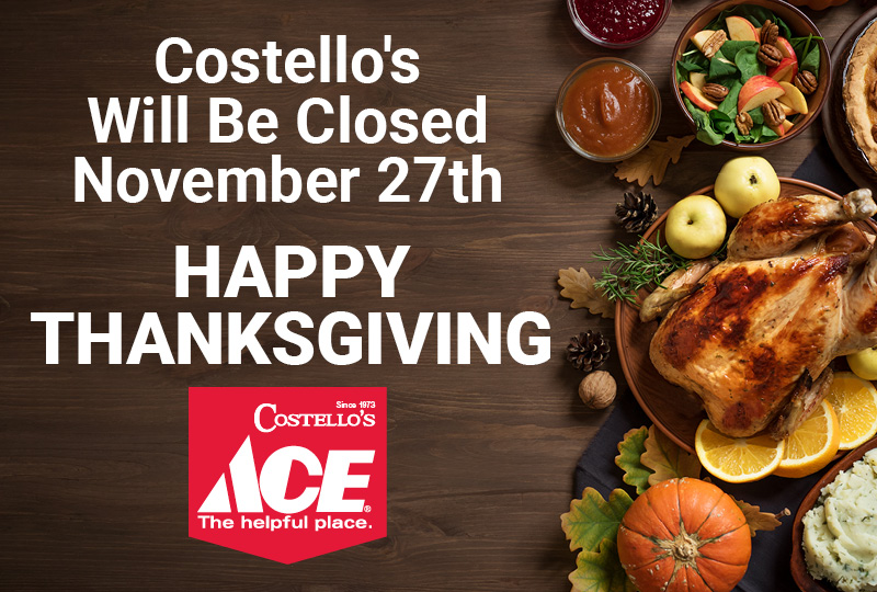 Happy Thanksgiving from Costello's