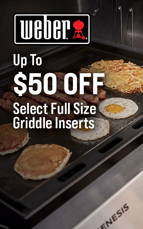 Weber® Griddle Inserts MAP Pricing Feature