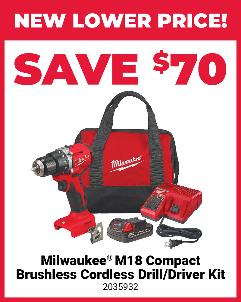 Milwaukee® Save $70 on M18 Drill/Driver Kit