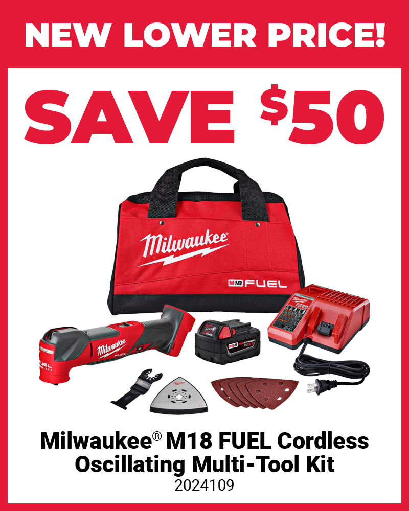 Milwaukee® Save $50 on M18 Multi-Tool Kit