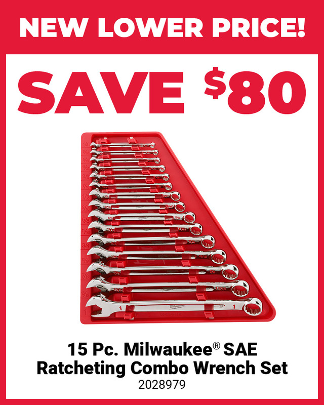 Milwaukee® Save $80 on SAE Wrench Set