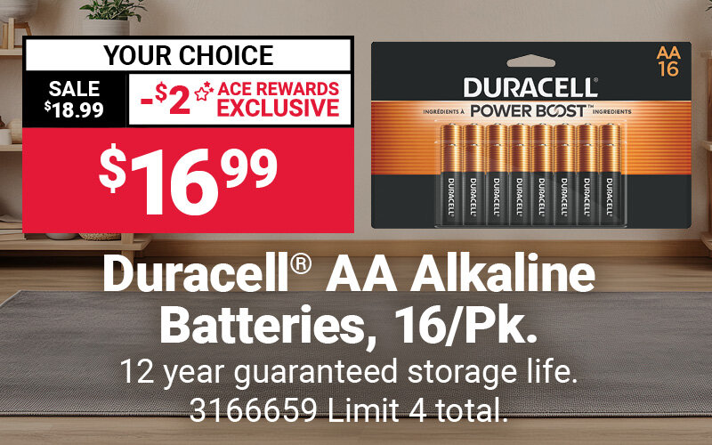 Duracell® AA Batteries, 16/Pk.