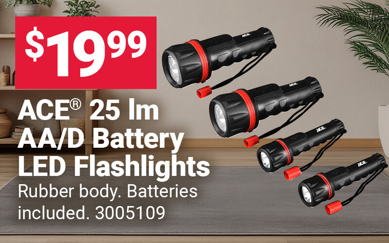 ACE® 25 lm LED Flashlights