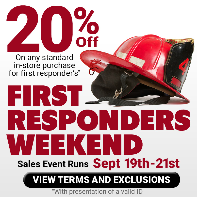 First Responders Weekend Coupon