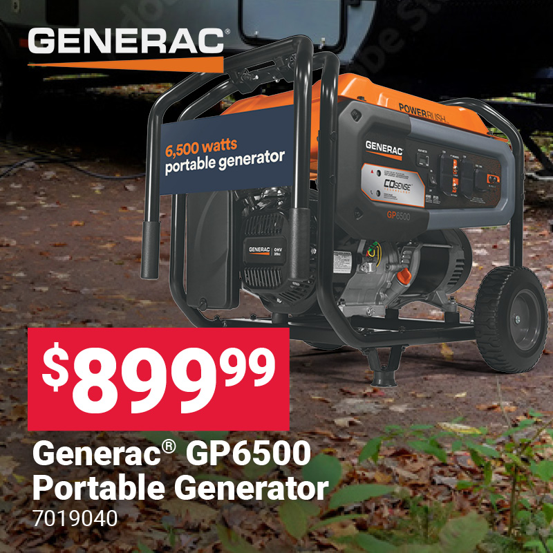 Generac® GP6500 Portable Generator