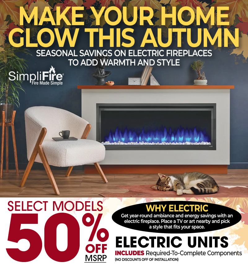 September Electric Fireplace Promo