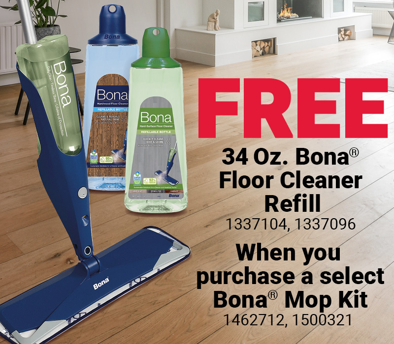 FREE Bona® 34 Oz. Floor Cleaner With Purchase Of A Select Bona® Mop Kit