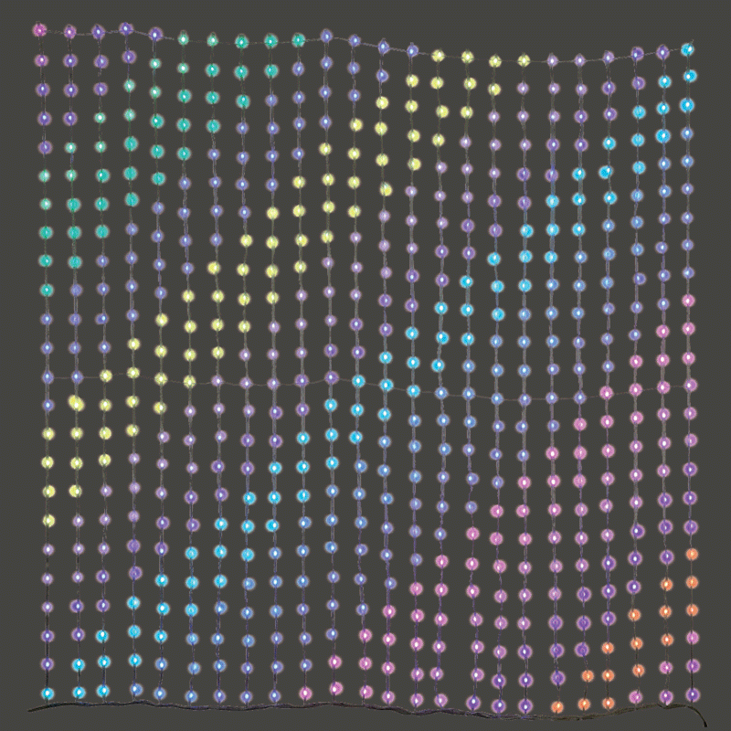 4' Celebrations LED Novelty Christmas Light Curtain