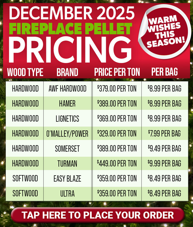 December Pellet Pricing - NY