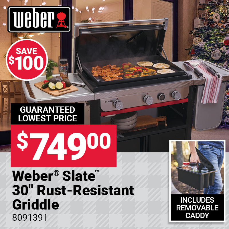 Weber® Slate™ 30" Rust-Resistant Griddle