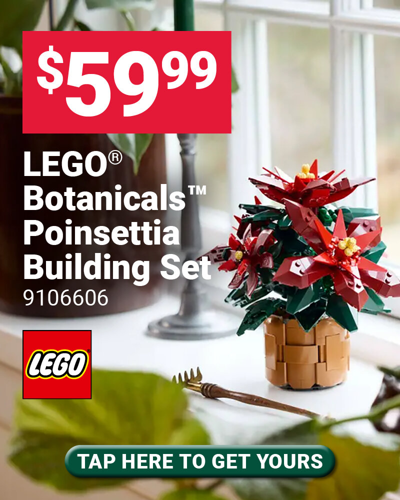 Lego® Botanicals™ Poinsettia Plant Building Set