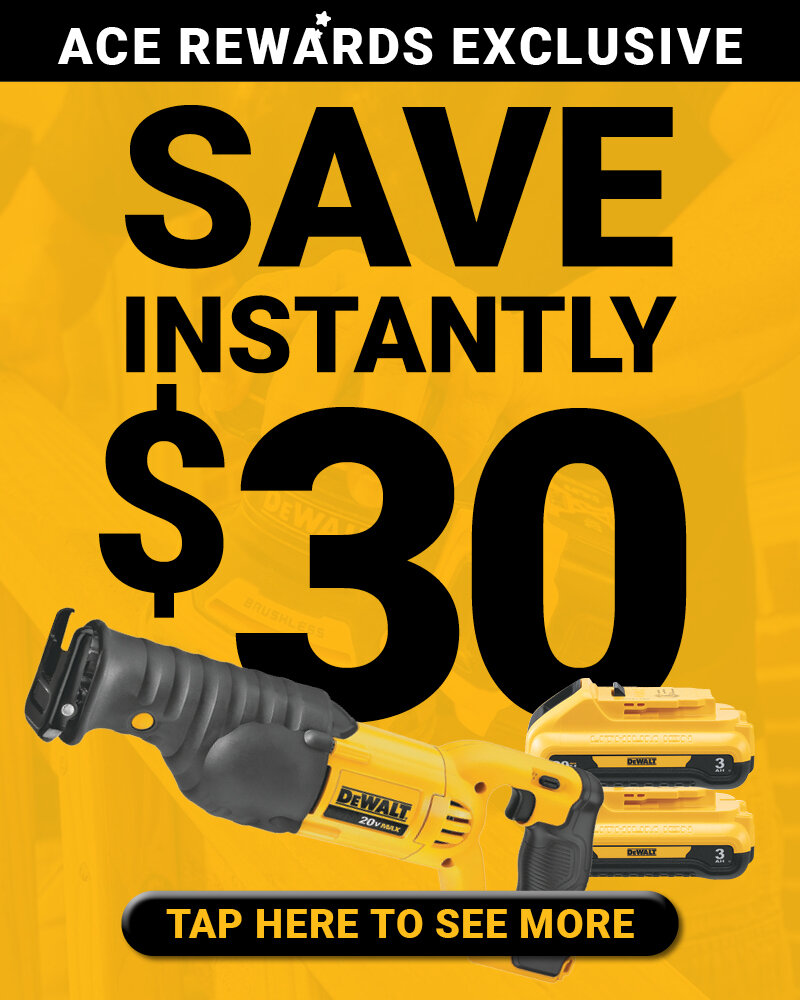 Save $30 on Select DEWALT® Products