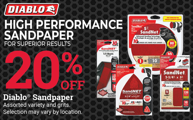 Diablo® Sandpaper Deal