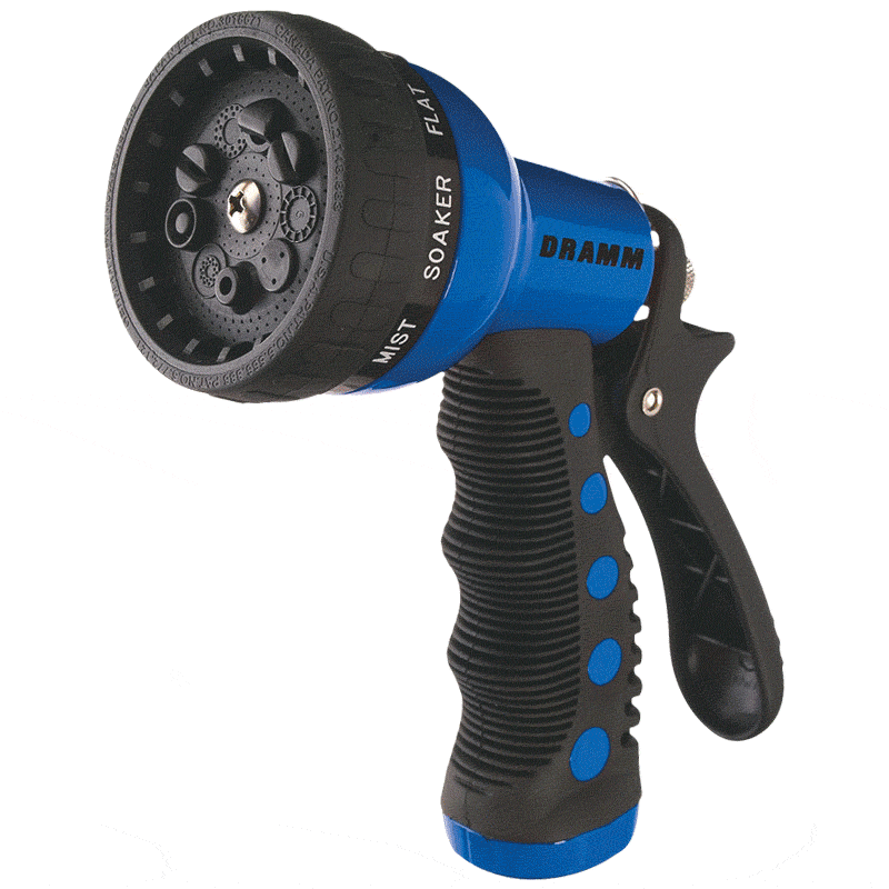 Dramm® Touch N Flow 9 Pattern Adjustable Metal Gun Nozzle