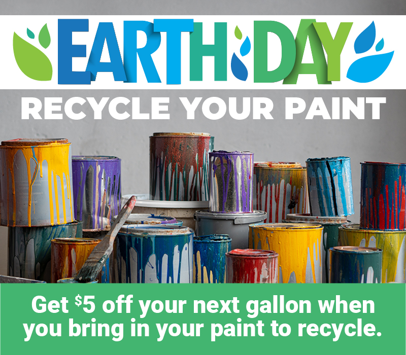 Earth Day Paint Recycle