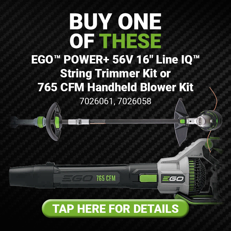 FREE EGO™ 2.5 Ah Battery with Purchase of Select EGO™ Outdoor Power Tool