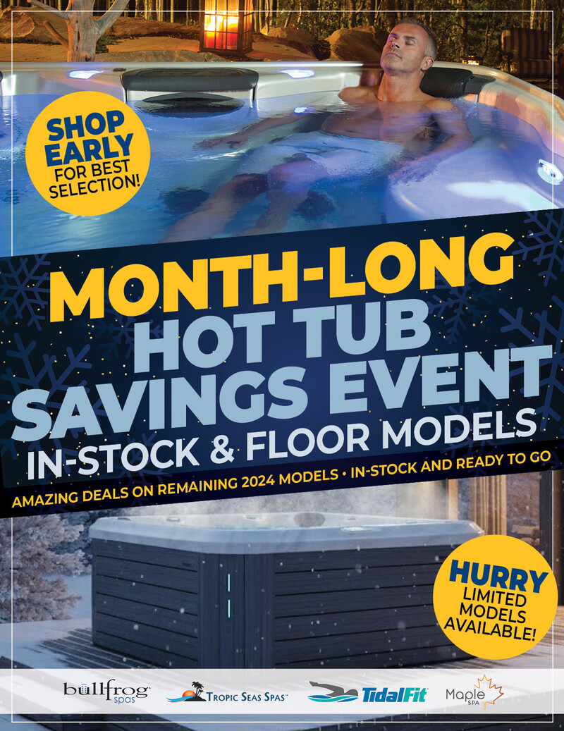 Hot Tub and Spa January Sales Event