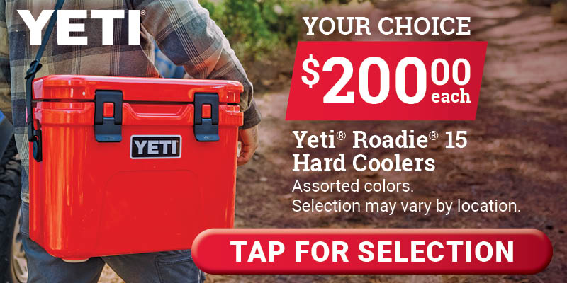 Yeti® Roadie™ 15 Hard Coolers Feature