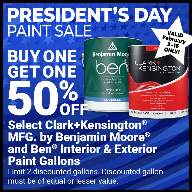 Select Clark+Kensington® by Benjamin Moore® and Ben® Paint Gallons