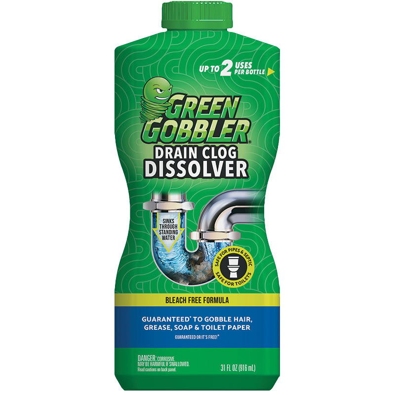 Green Gobbler® Drain Clog Dissolver, 31 Oz.