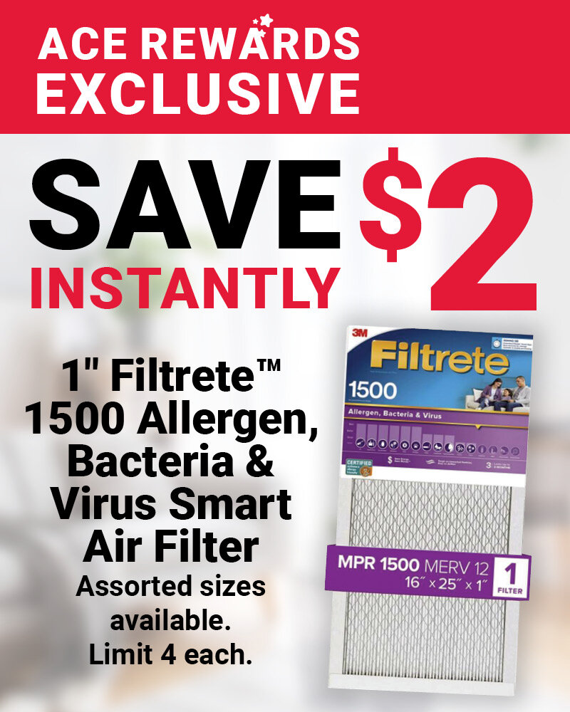 1" Filtrete™ 1500 Allergen, Bacteria & Virus Smart Air Filter